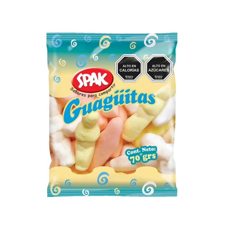 Spak guaguitas 70 g caja 40 bolsas