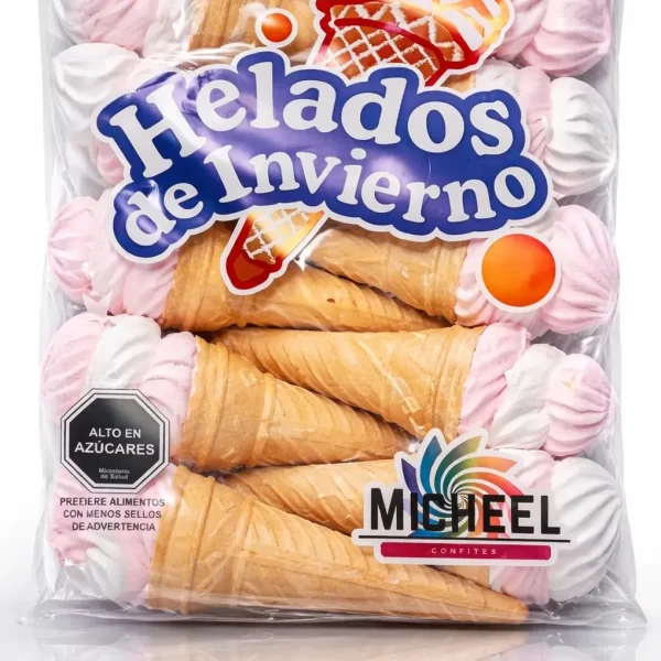 Helados De Invierno Micheel 3 Copos (mediano) X 10 Unidades (CAJA X 25 BOLSAS)